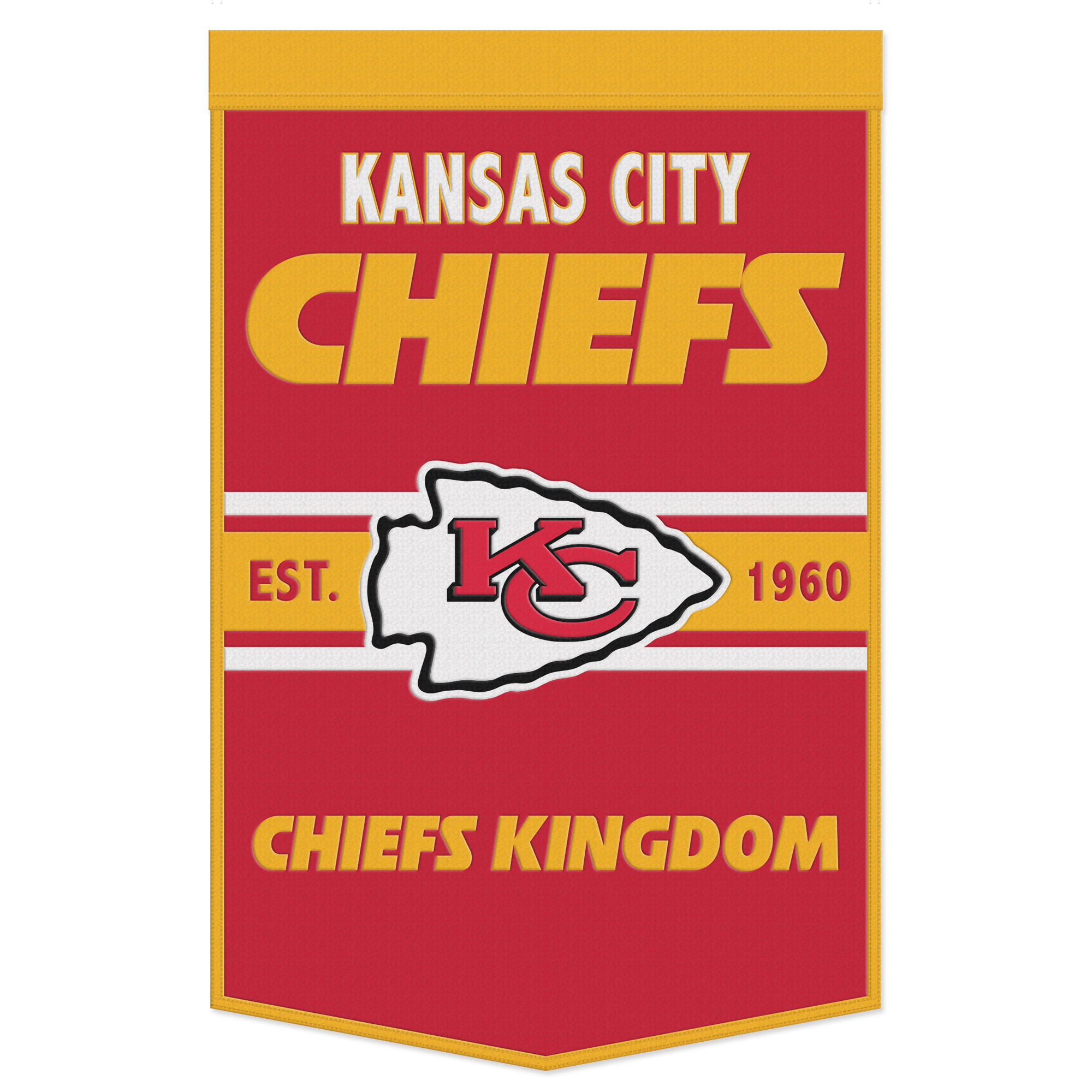 WinCraft Kansas City Chiefs 24" x 38" Primary Logo Banner
