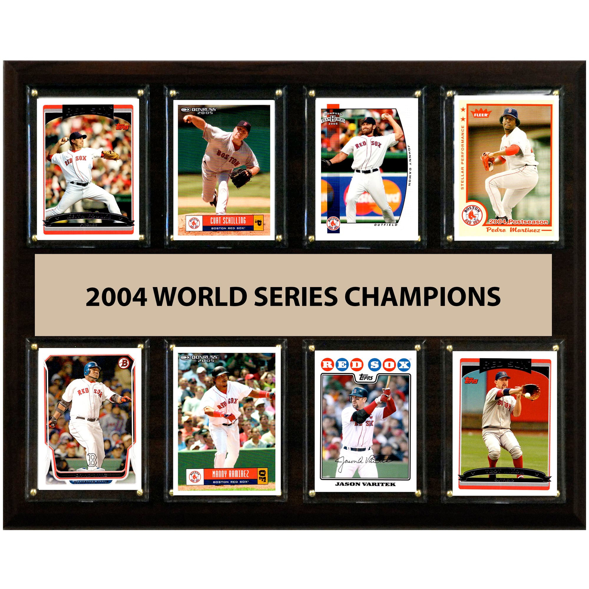 Boston Red Sox 2004 World Series Champions 12'' x 15'' Plaque