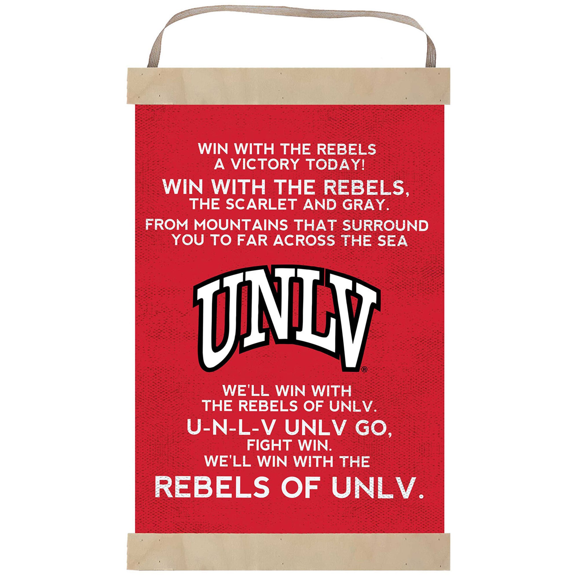 UNLV Rebels Fight Song Banner Sign