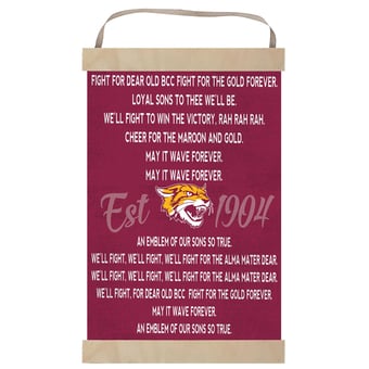 Bethune-Cookman Wildcats Fight Song Banner Sign