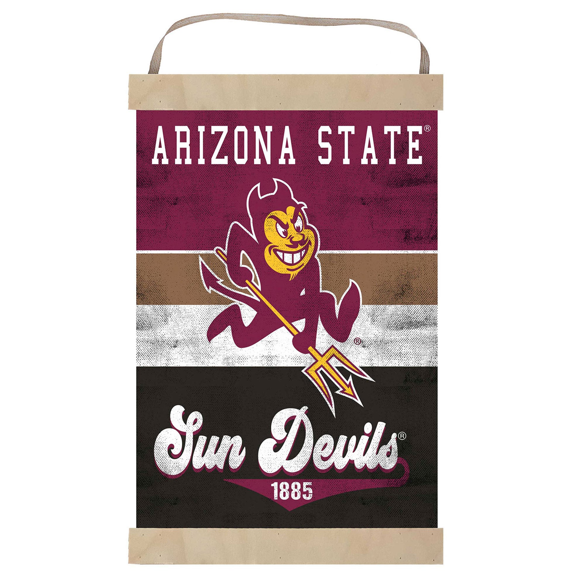 Arizona State Sun Devils Retro Logo Banner Sign