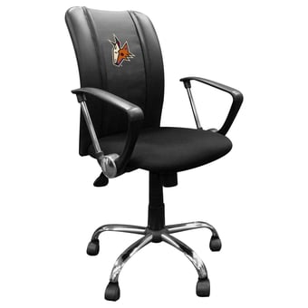 Black Arizona Coyotes Team Curve Task Chair