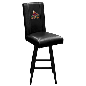 Black Arizona Coyotes Swivel Bar Stool 2000