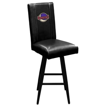 Black Arizona Coyotes Alternate Logo Swivel Bar Stool 2000