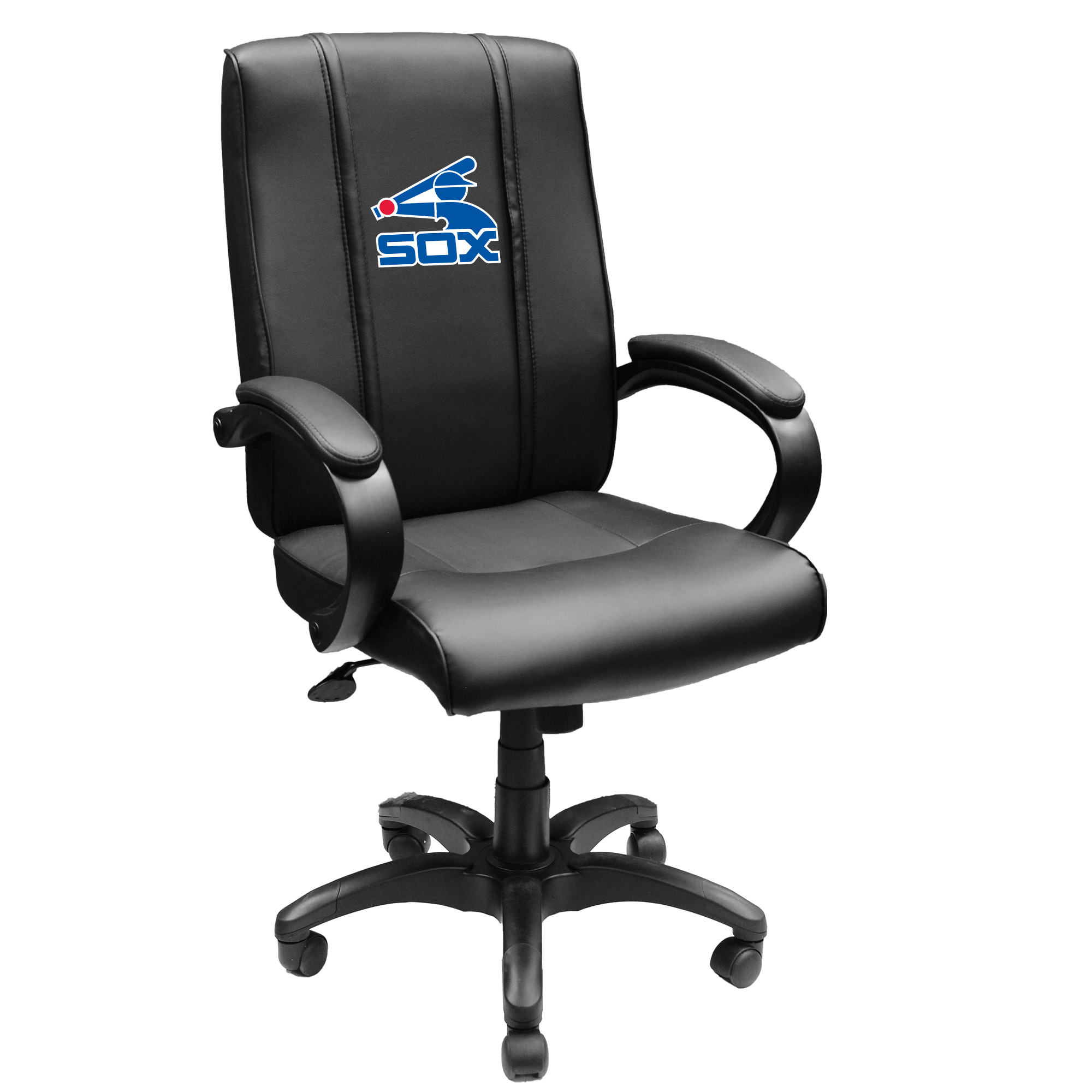 Black Chicago White Sox Logo Office Chair 1000