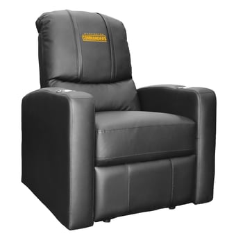 Black Washington Commanders Logo Stealth Manual Recliner