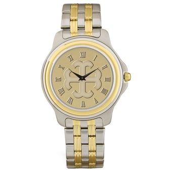 Men's Gold Saint Mary's Belles Two-Tone Medallion Wristwatch