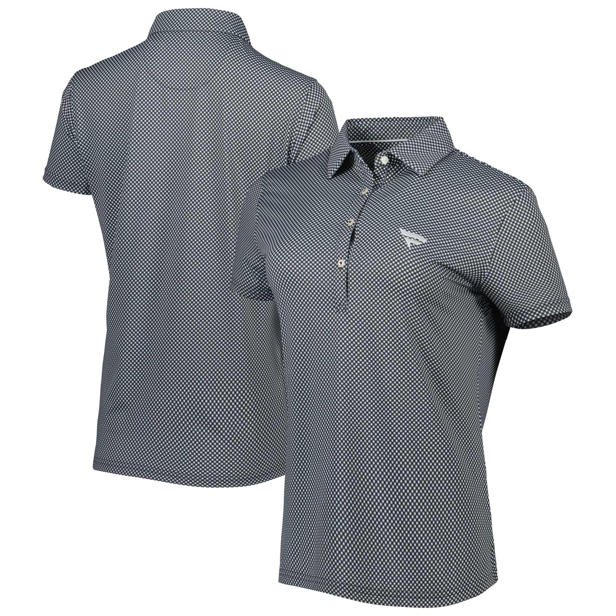 Polo Ecotec Corporate Vineyard da donna nera Fanatics