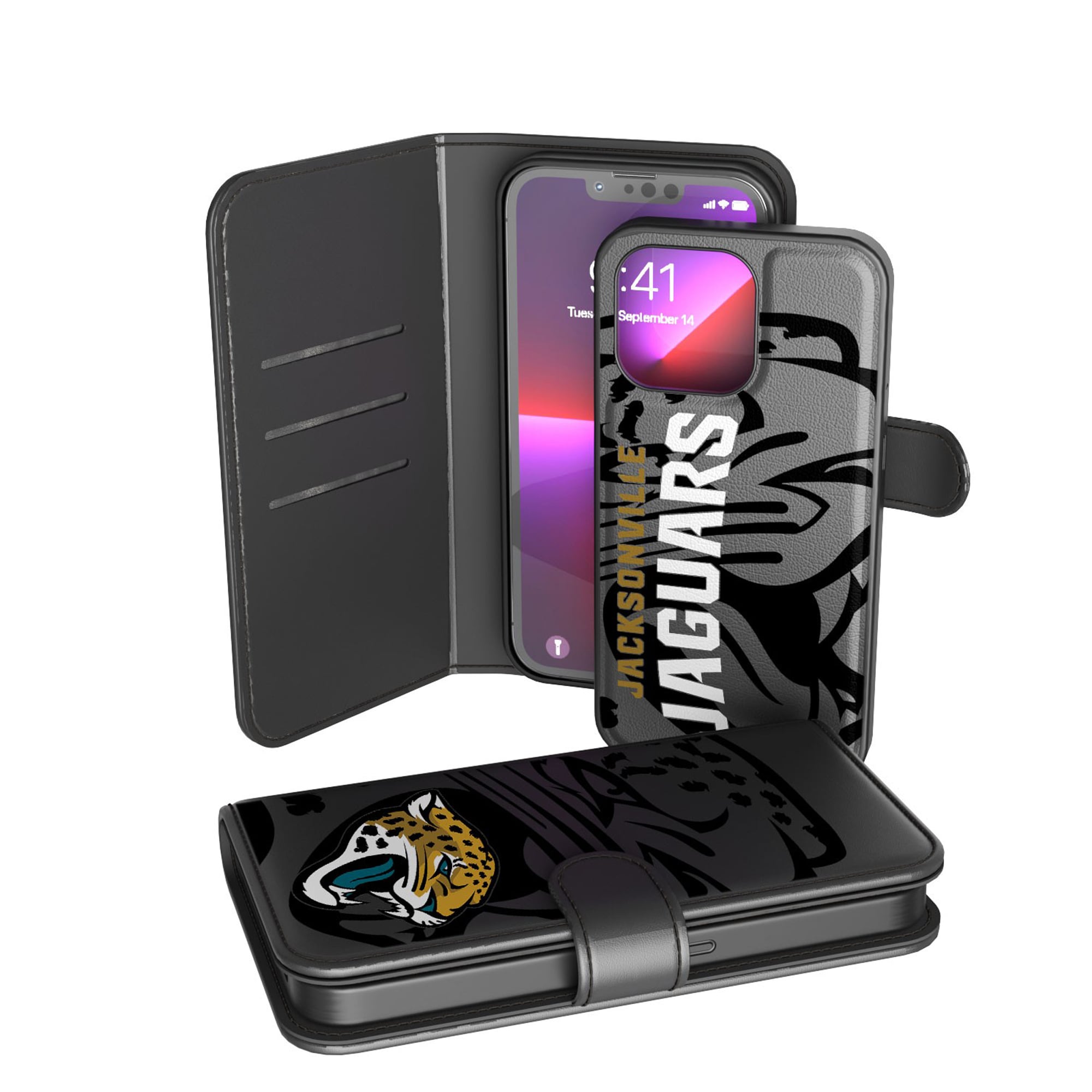 Jacksonville Jaguars iPhone Wallet Case Jacksonville Jaguars iPhone Wallet Case