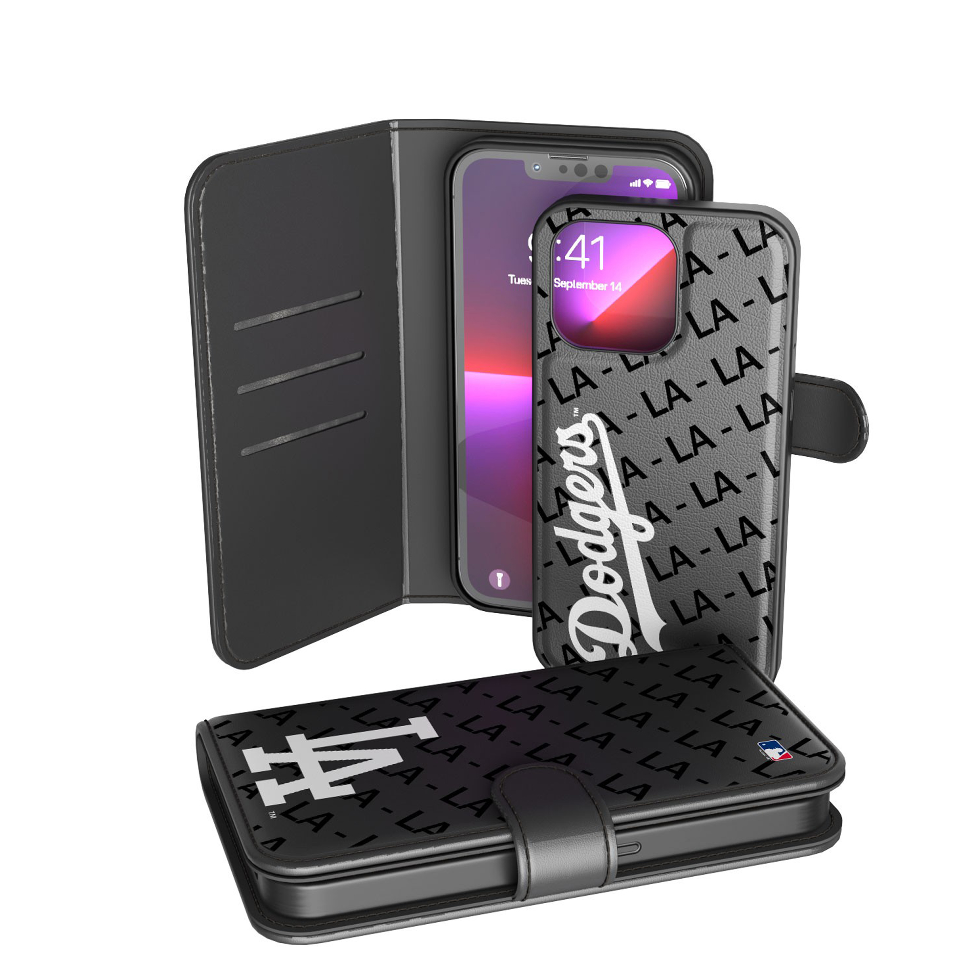 Los Angeles Dodgers iPhone Wallet Case Los Angeles Dodgers iPhone Wallet Case