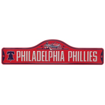 Philadelphia Phillies 5'' x 20'' Metal Street Sign