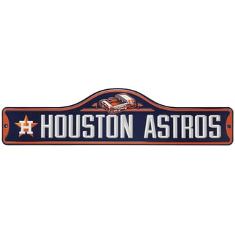 Houston Astros 5'' x 20'' Metal Street Sign