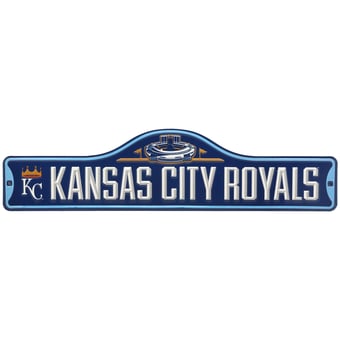 Kansas City Royals 5'' x 20'' Metal Street Sign
