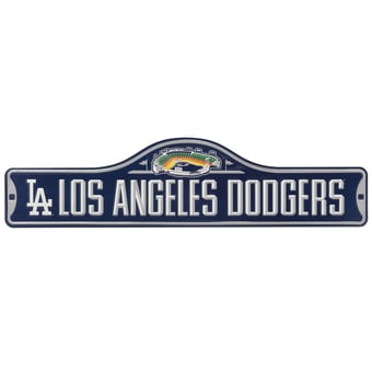 Los Angeles Dodgers 5'' x 20'' Metal Street Sign