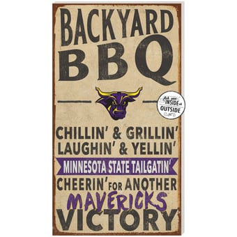 Brown Minnesota State Mavericks 11'' x 20'' Indoor/Outdoor BBQ Sign