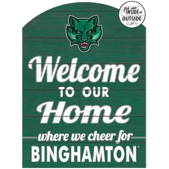 Green Binghamton Bearcats 16'' x 22'' Marquee Sign
