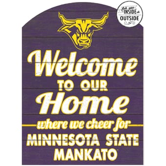 Purple Minnesota State Mavericks 16'' x 22'' Marquee Sign