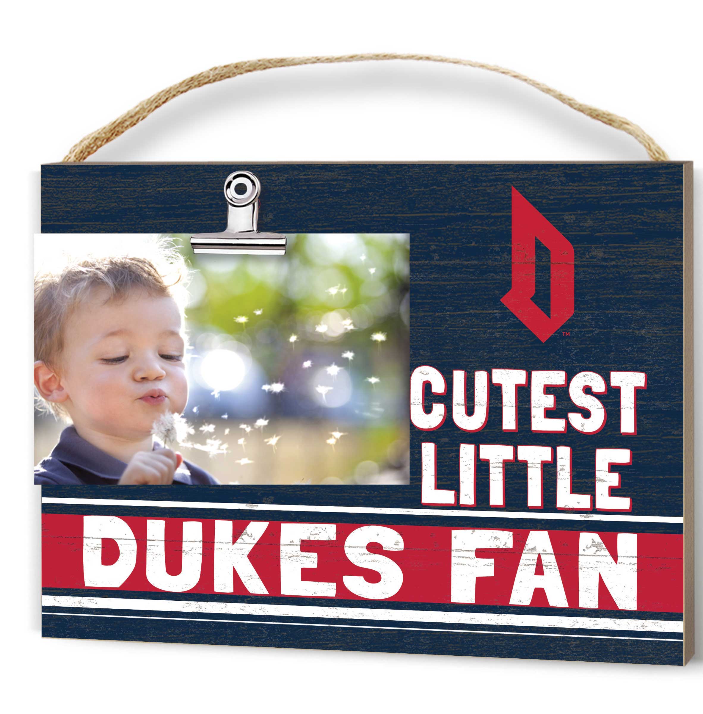 Navy Duquesne Dukes 8'' x 10'' Cutest Little Team Logo Clip Photo Frame