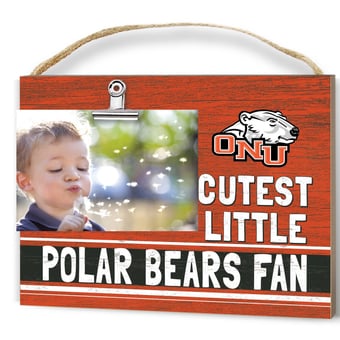 Orange Ohio Northern Polar Bears 8'' x 10'' Cutest Little Team Logo Clip Photo Frame