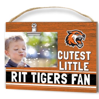 Orange Rochester Institute of Technology Tigers 8'' x 10'' Cutest Little Team Logo Clip Photo Frame