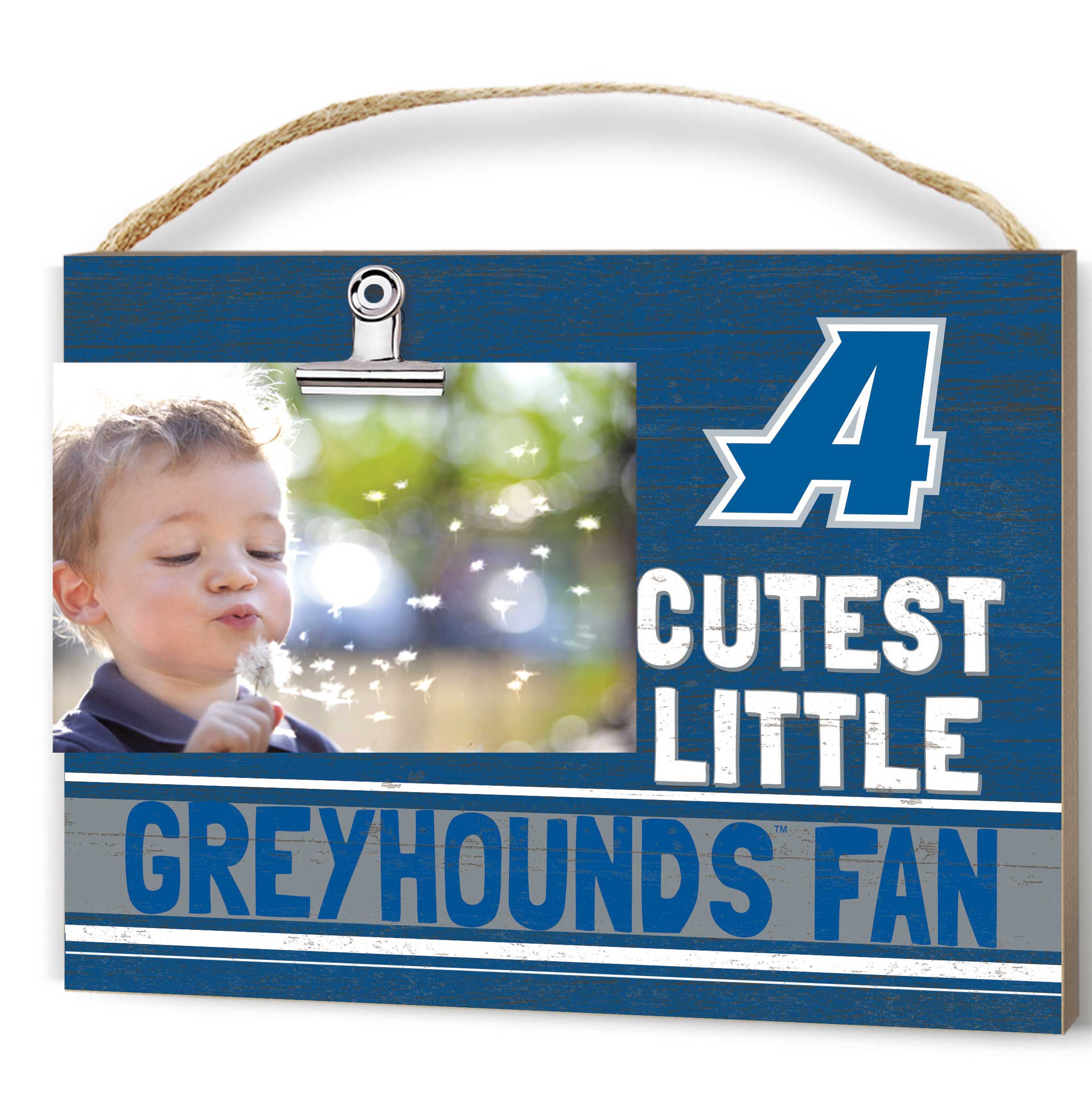 Blue Assumption Greyhounds 8'' x 10'' Cutest Little Team Logo Clip Photo Frame