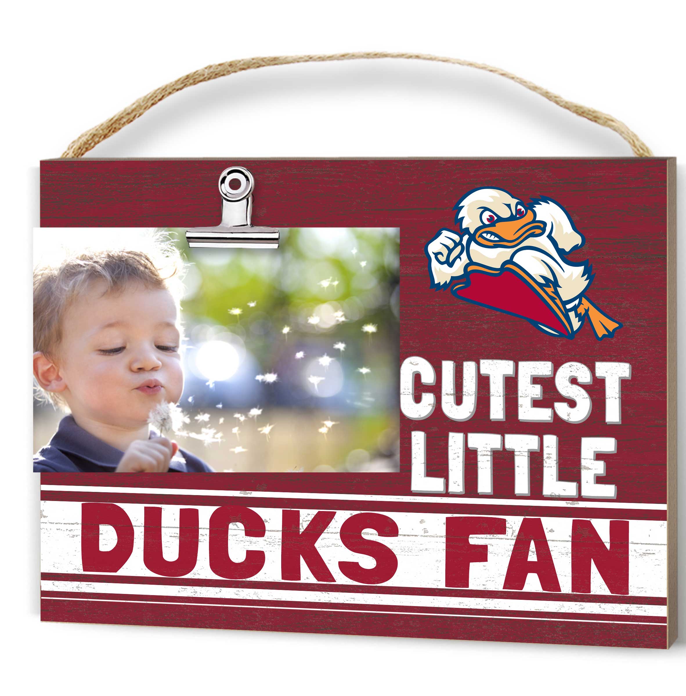 Red Stevens Institute of Technology Ducks 8'' x 10'' Cutest Little Team Logo Clip Photo Frame