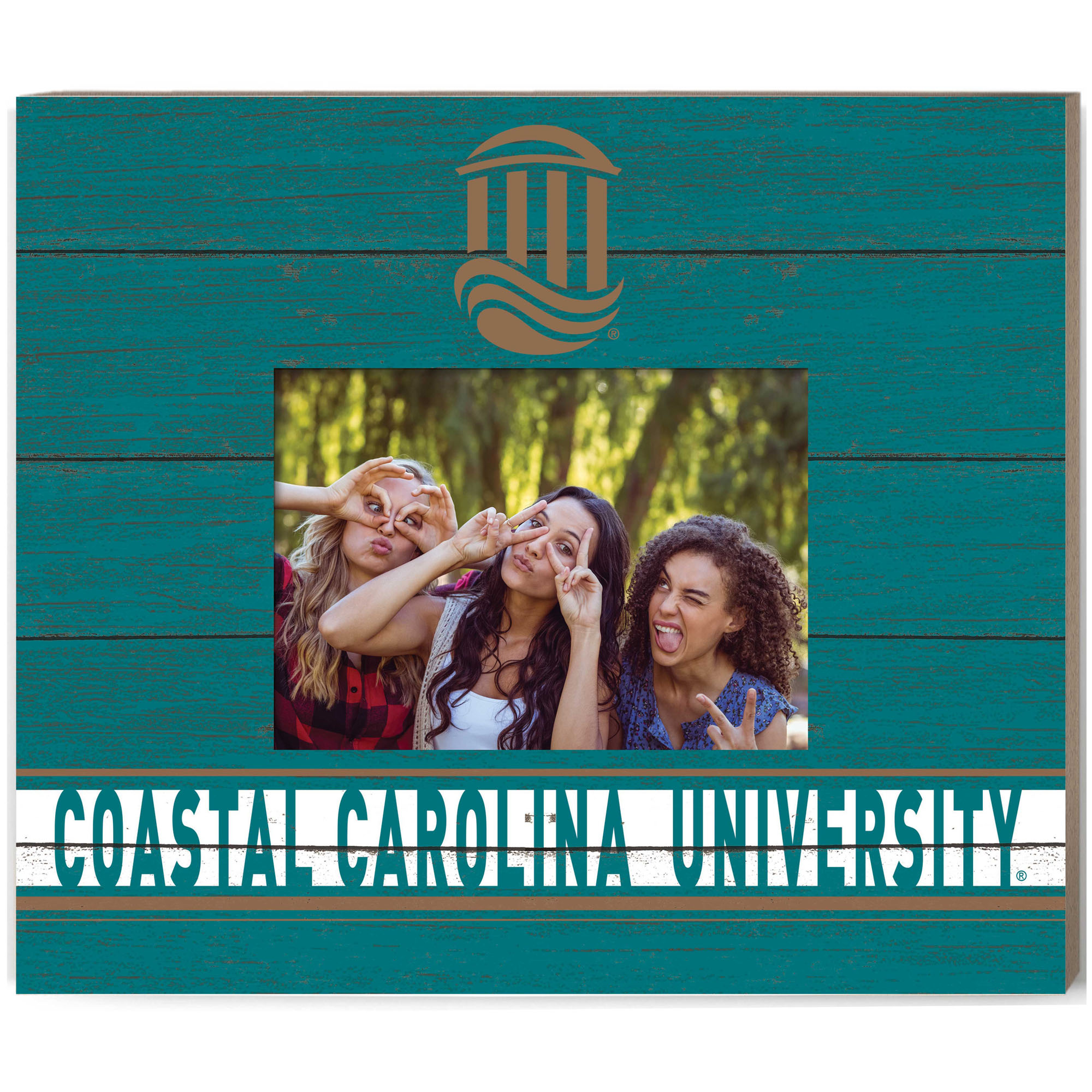 Teal Coastal Carolina Chanticleers 11'' x 13'' Team Spirit Scholastic Picture Frame