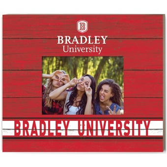 Red Bradley Braves 11'' x 13'' Team Spirit Scholastic Picture Frame