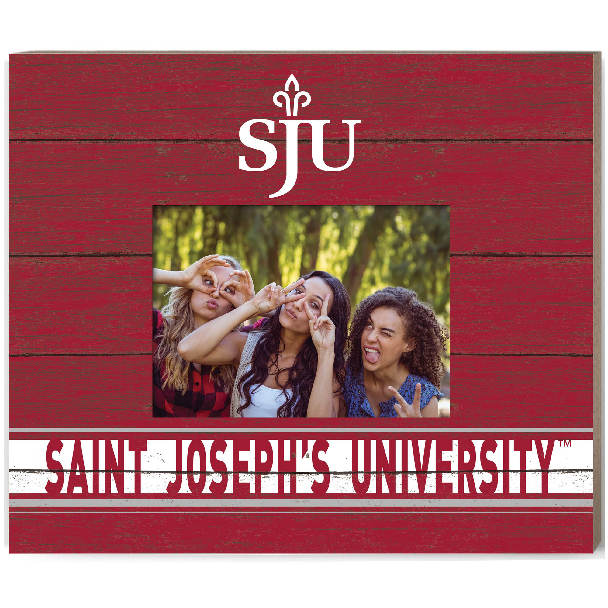 Crimson Saint Joseph's Hawks 11'' x 13'' Team Spirit Scholastic Picture Frame