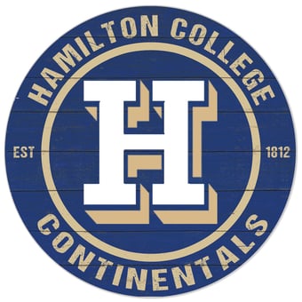 Blue Hamilton Continentals 20'' x 20'' Indoor/Outdoor Circle Sign