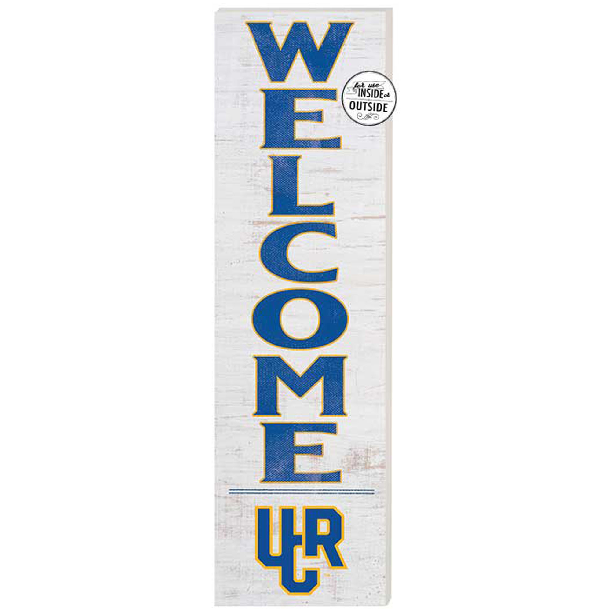 White UC Riverside Highlanders 10'' x 35'' Indoor/Outdoor Welcome Sign