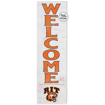 White Rochester Institute of Technology Tigers 10'' x 35'' Indoor/Outdoor Welcome Sign