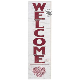 White UChicago Maroons 10'' x 35'' Indoor/Outdoor Welcome Sign