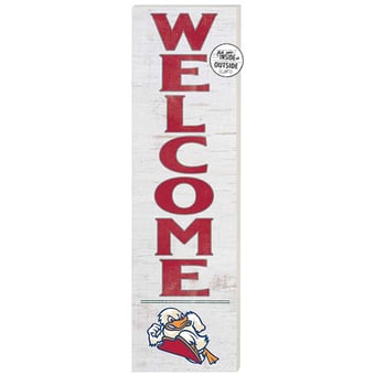 White Stevens Institute of Technology Ducks 10'' x 35'' Indoor/Outdoor Welcome Sign