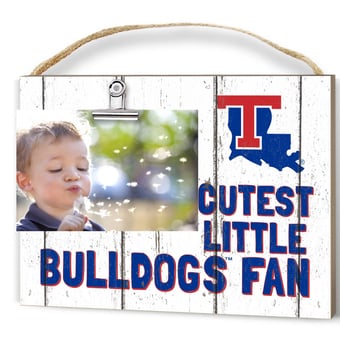 White Louisiana Tech Bulldogs 8'' x 10'' Cutest Little Weathered Logo Clip Photo Frame