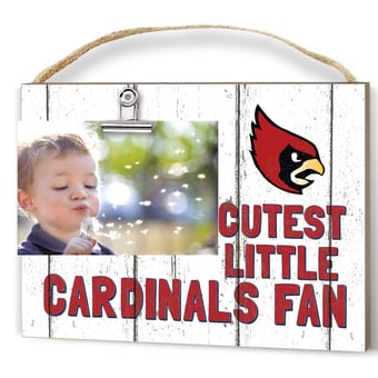 White Catholic University Cardinals 8'' x 10'' Cutest Little Weathered Logo Clip Photo Frame