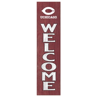 UChicago Maroons 12'' x 48'' Welcome Outdoor Leaner