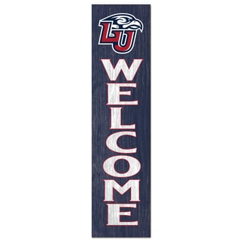Liberty Flames 12'' x 48'' Welcome Outdoor Leaner