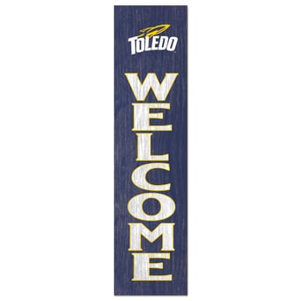 Toledo Rockets 12'' x 48'' Welcome Outdoor Leaner