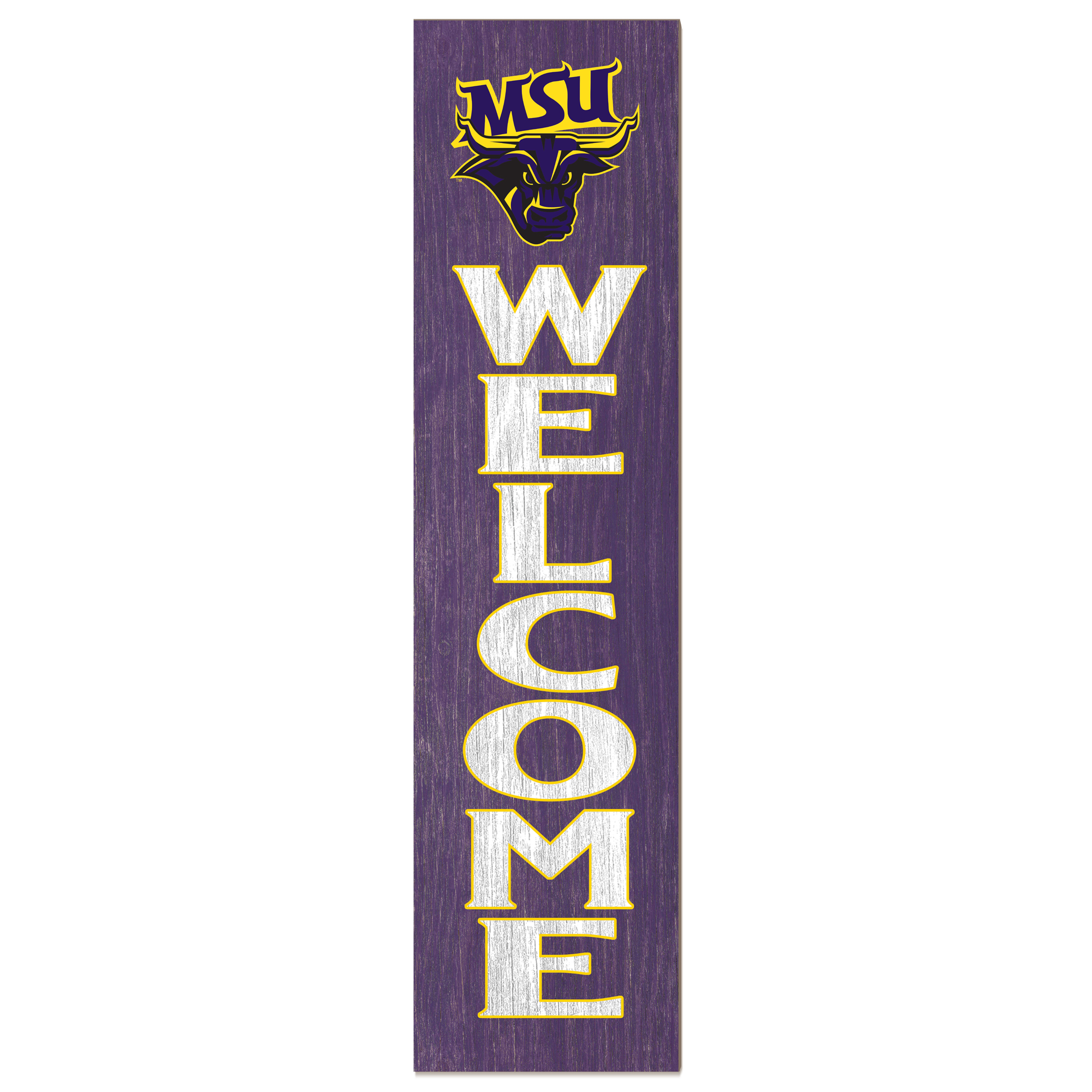 Minnesota State Mavericks 12'' x 48'' Welcome Outdoor Leaner