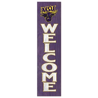 Minnesota State Mavericks 12'' x 48'' Welcome Outdoor Leaner