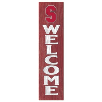 Stevens Institute of Technology Ducks 12'' x 48'' Welcome Outdoor Leaner