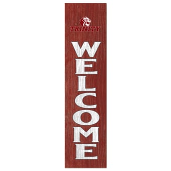 Trinity Tigers 12'' x 48'' Welcome Outdoor Leaner