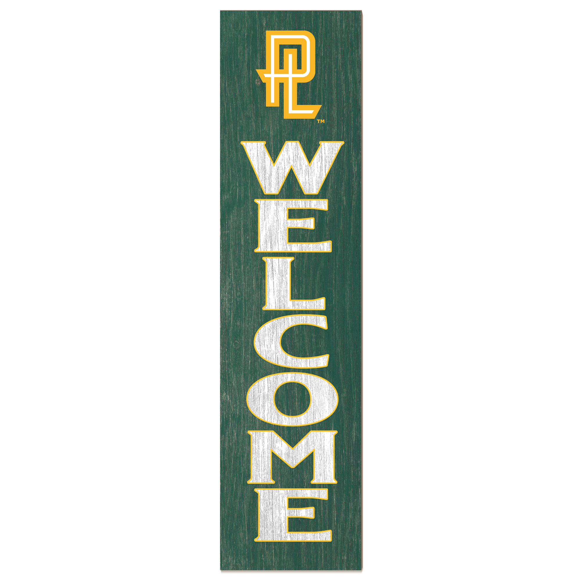 Point Loma Sea Lions 12'' x 48'' Welcome Outdoor Leaner