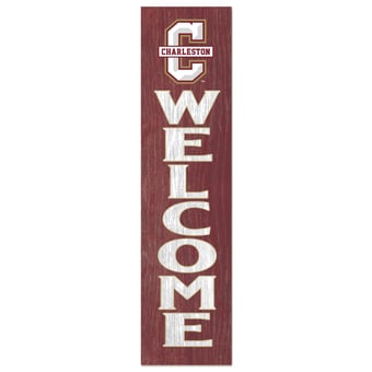 Charleston Cougars 12'' x 48'' Welcome Outdoor Leaner