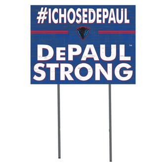 DePaul Blue Demons 18'' x 24'' I Chose Lawn Sign