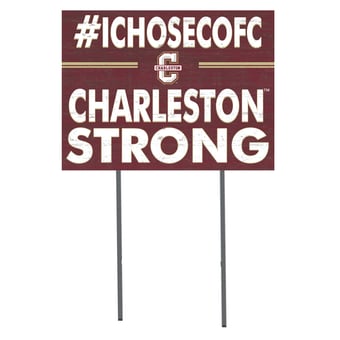 Charleston Cougars 18'' x 24'' I Chose Lawn Sign