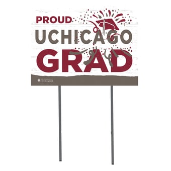UChicago Maroons 18'' x 24'' Grad Yard Sign