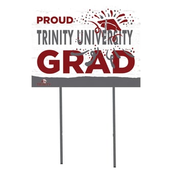 Trinity Tigers 18'' x 24'' Grad Yard Sign