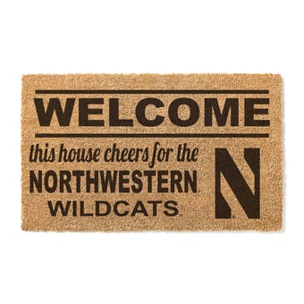 Northwestern Wildcats 18" x 30" Welcome Doormat